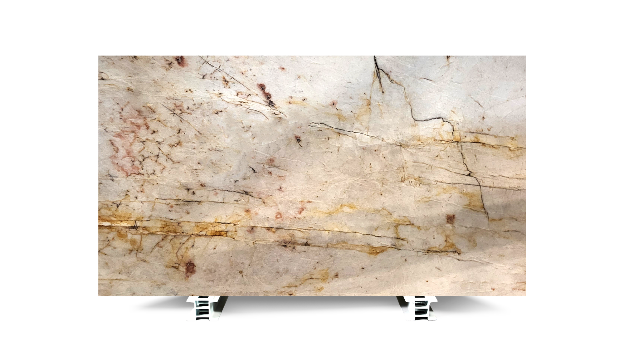 Brachot CRYSTAL FLOWER — Quartzite, Blanc